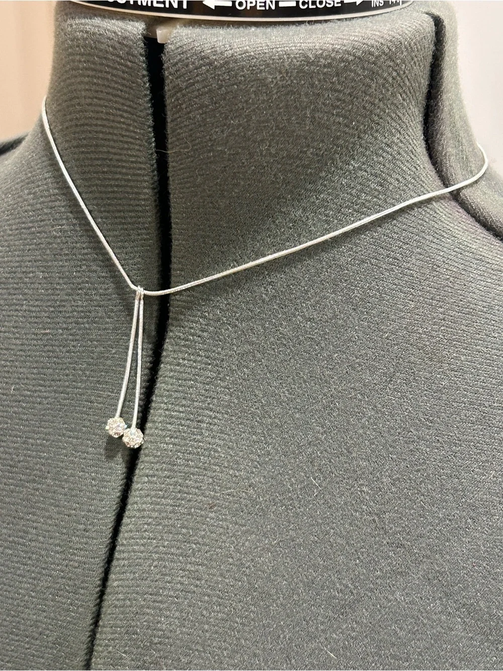 Lot of 3 dainty Silver-Tone Necklaces